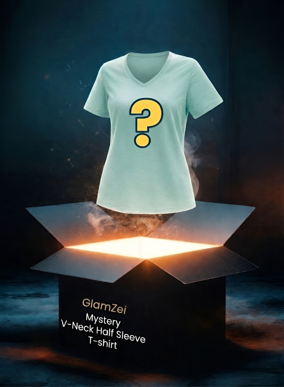 Mystery Box – V-Neck Half Sleeve T-Shirts (Pack of 3)
