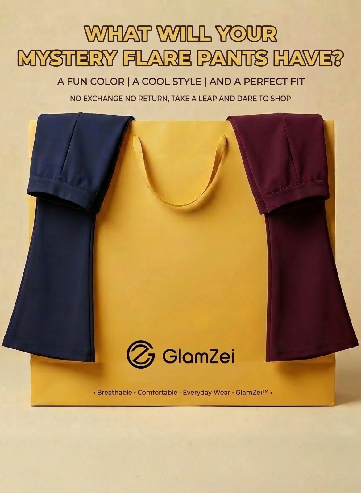 Mystery Box – Ribbed Flare Pants