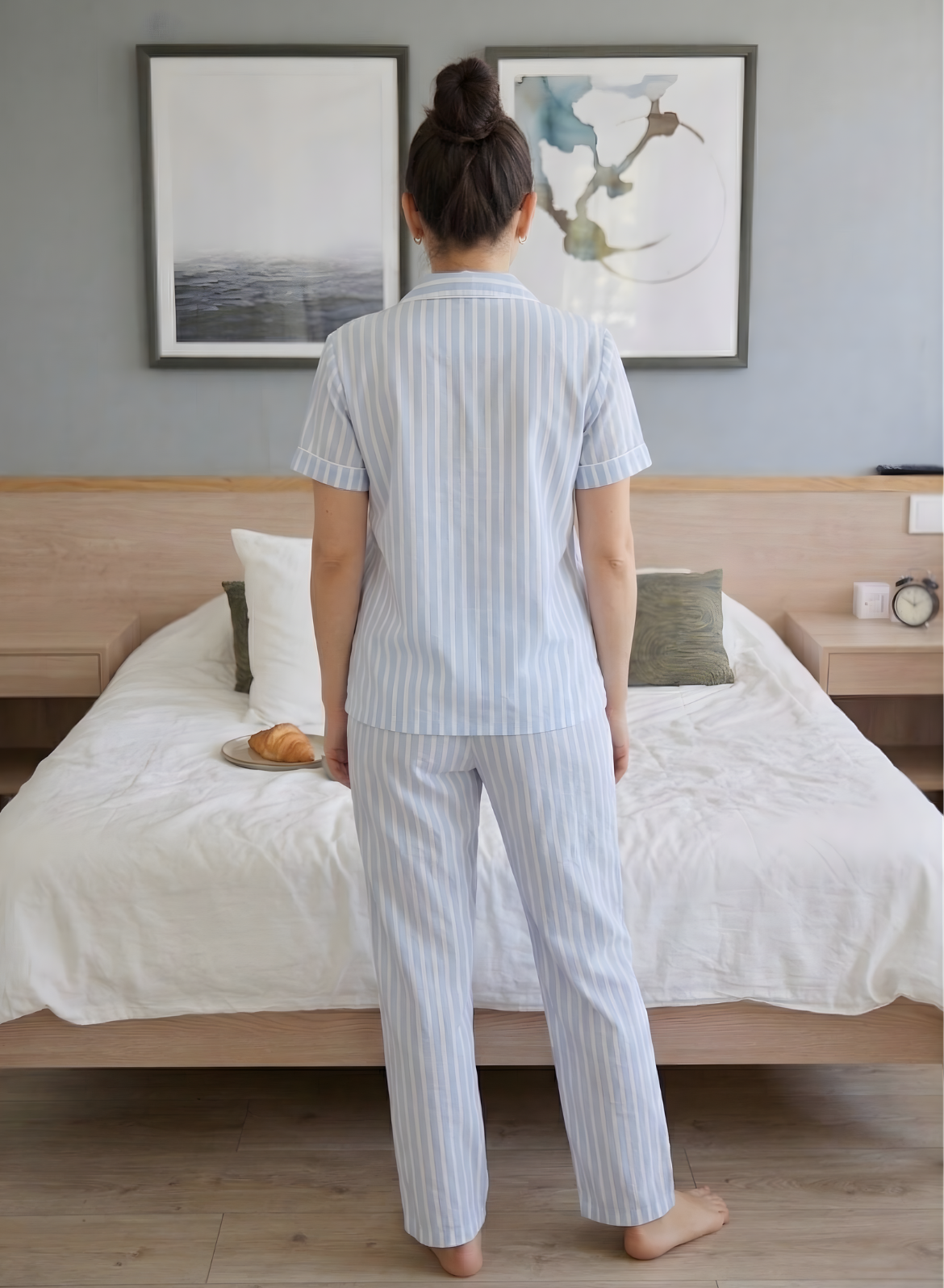 Sky Stripe Classic Pajama Set