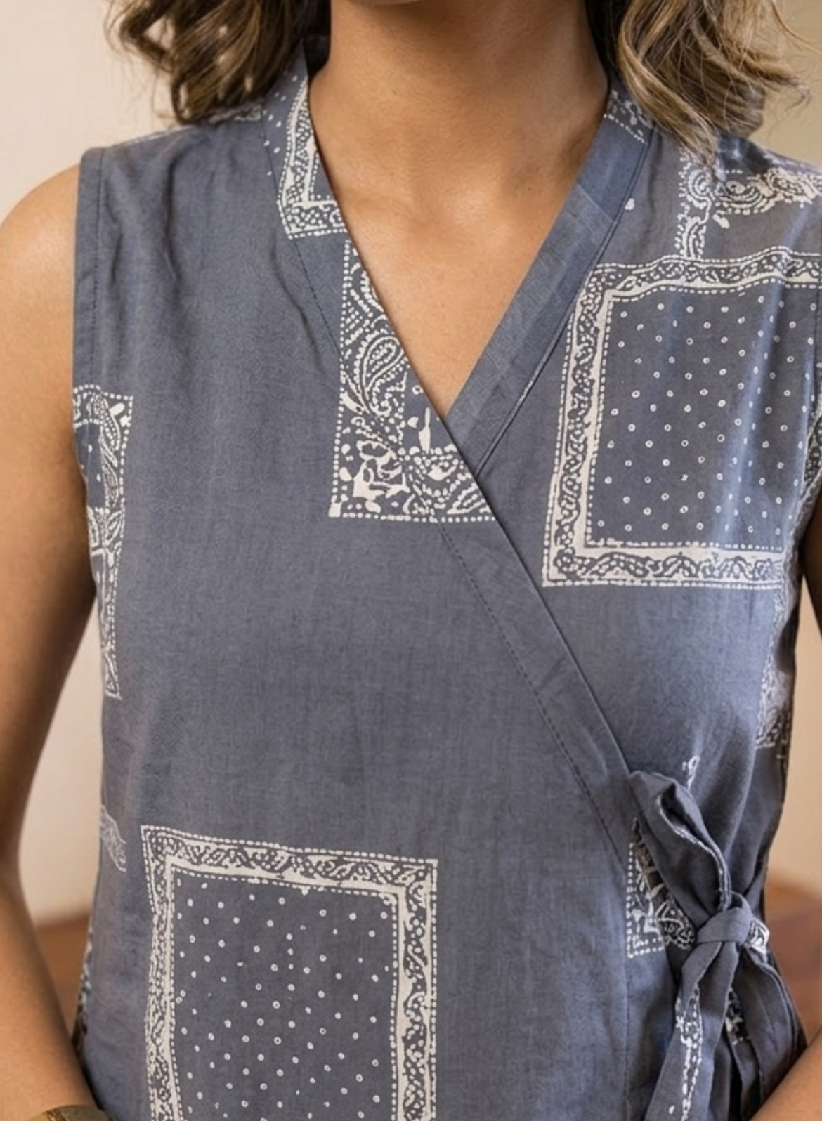 Grey Printed Co-ord Set