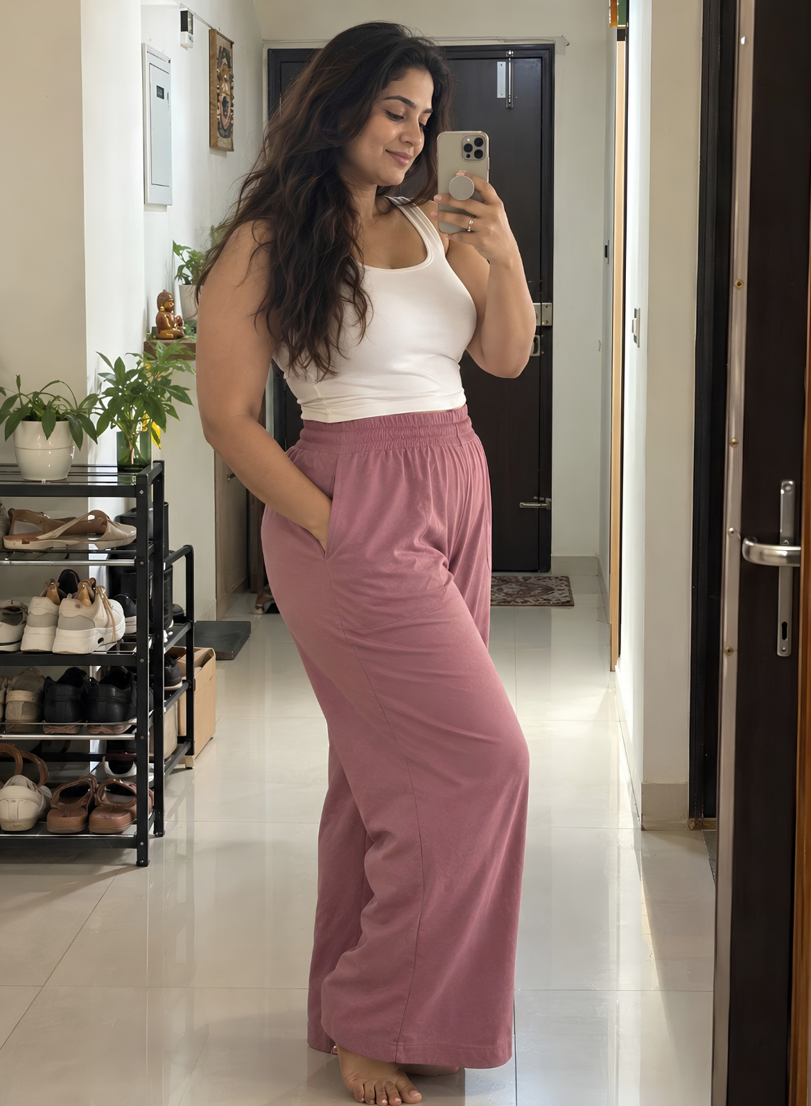 French Fuchsia All Day Pants