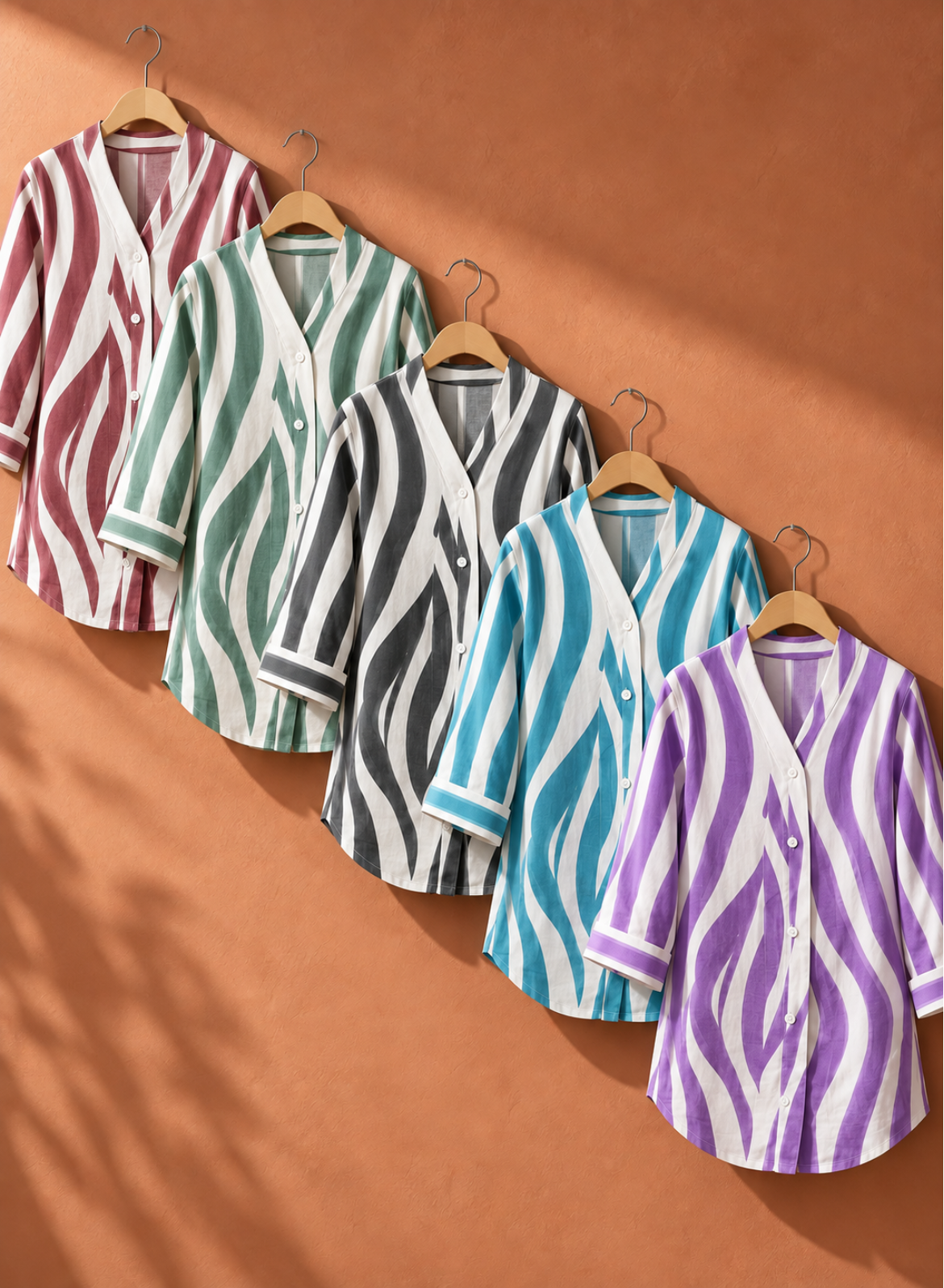 Pick Any 2 – Abstract Printed Cotton Shirt