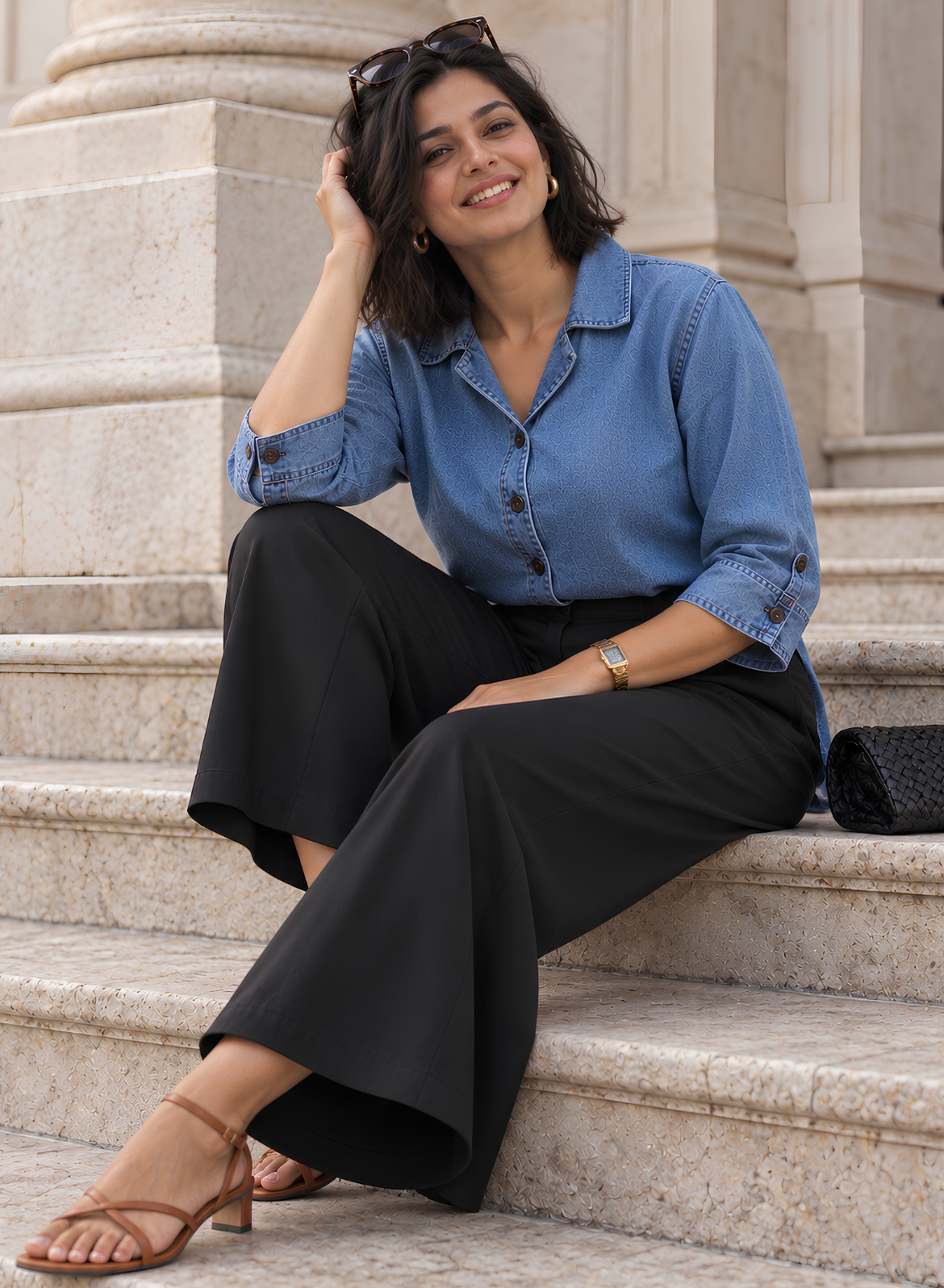 Classic Blue Denim Shirt
