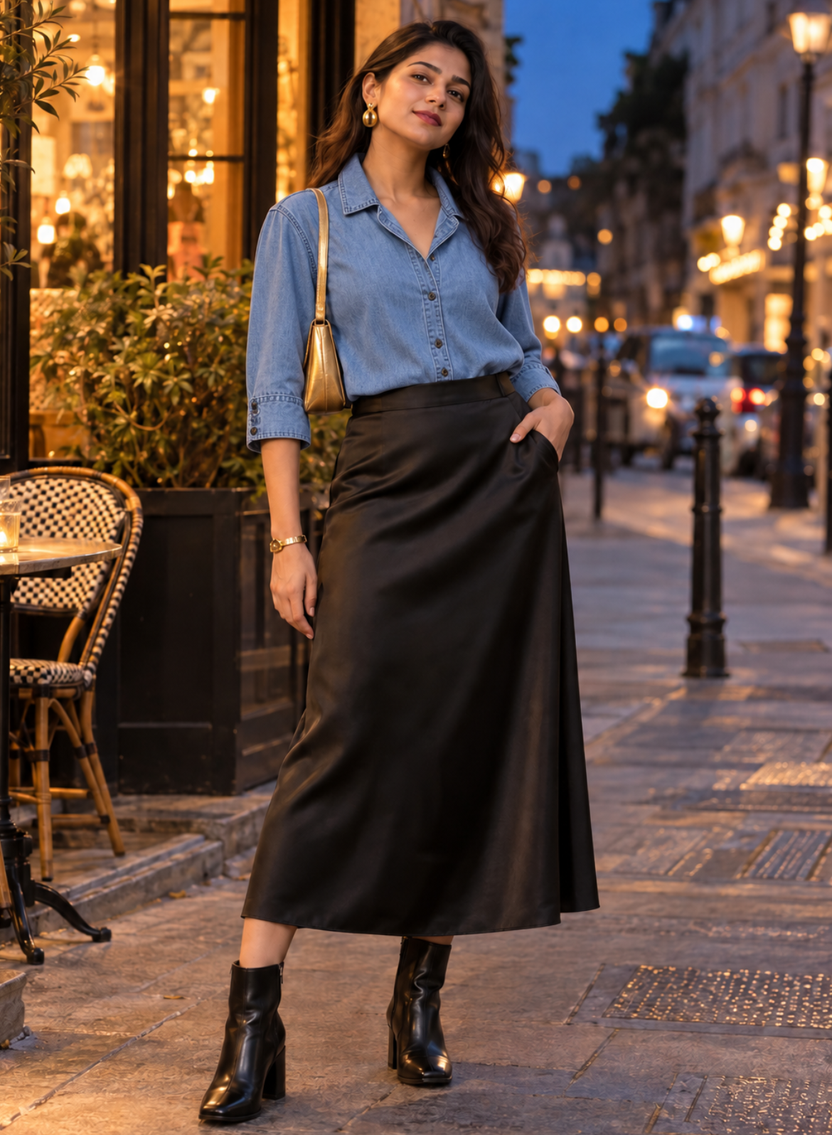 Classic Blue Denim Shirt