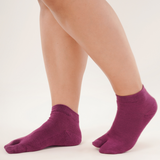Berry Blush Women's Toe Socks