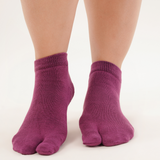 Berry Blush Women's Toe Socks