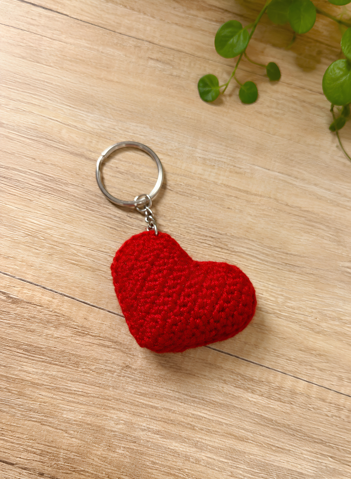 Cherry Heart Keychain