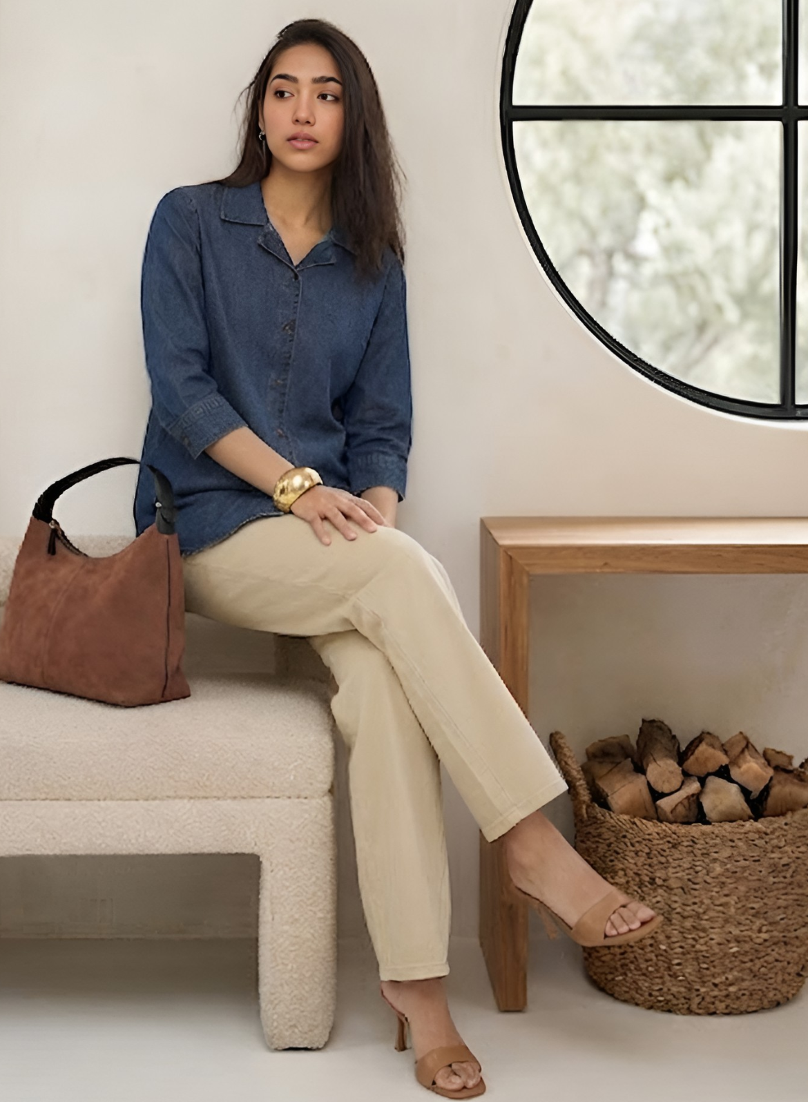 Dark Wash Denim Shirt