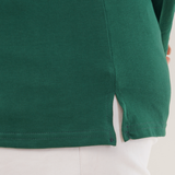 Gritty Green Full Sleeves Solid T-shirt for Women