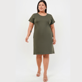 Gutsy Green Tshirt Dress