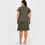 Gutsy Green Tshirt Dress