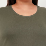 Gutsy Green Tshirt Dress