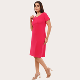 Viva Magenta Tshirt Dress (Pantone Color of the Year 2023)
