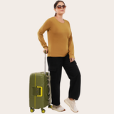 Rustic Charm Full Sleeves Solid T-shirt for Women