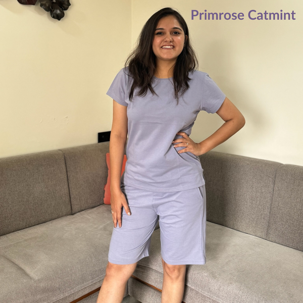 Primrose Catmint Shorts Set