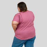 Powerful Pink Plus Size T-shirt for Women