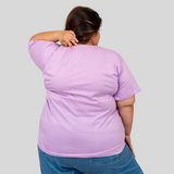 Lavish Lilac Plus Size T-shirt for Women