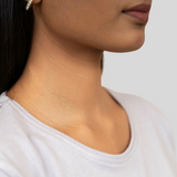 Round O Clock Fog Gray Tshirt for Women