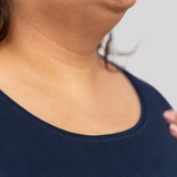 Ballsy Blue Plus Size Round Neck T-shirt for Women