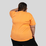 Opulent Orange Plus Size T-shirt for Women