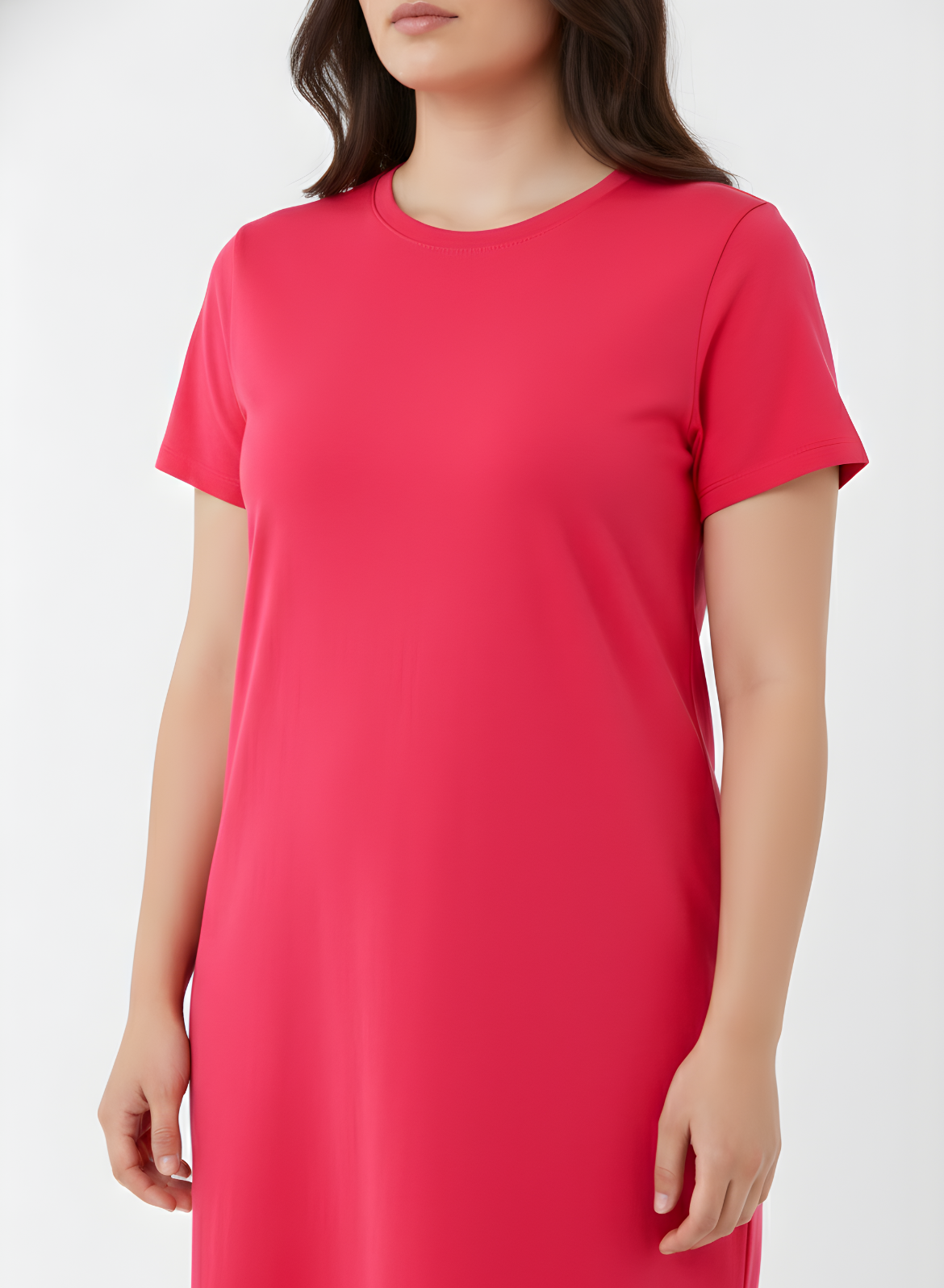 Viva Magenta Tshirt Dress (Pantone Color of the Year 2023)