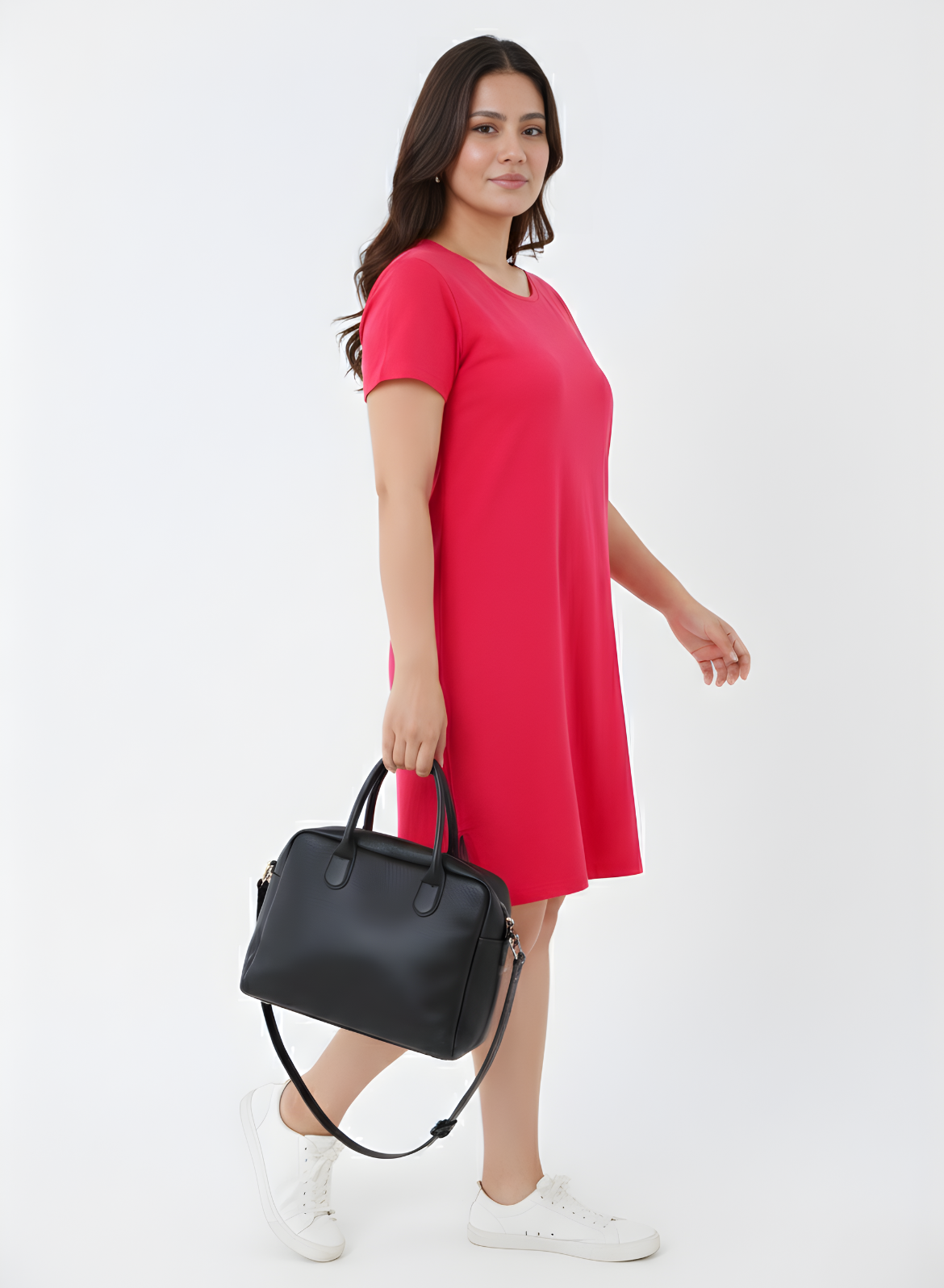 Viva Magenta Tshirt Dress (Pantone Color of the Year 2023)