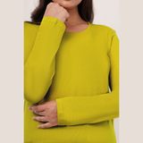 Sunshine Sorbet Full Sleeves Solid T-shirt for Women
