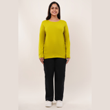 Sunshine Sorbet Full Sleeves Solid T-shirt for Women