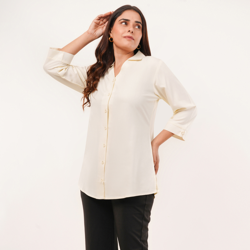 Vanilla Cream Shirt for Women