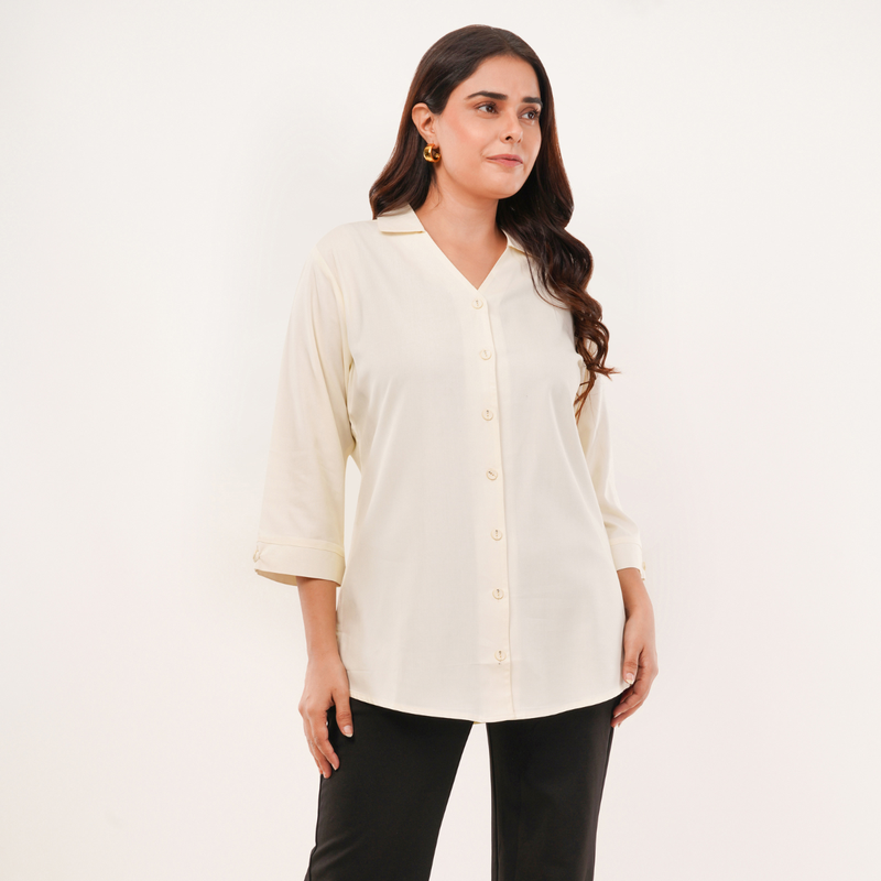 Vanilla Cream Shirt for Women
