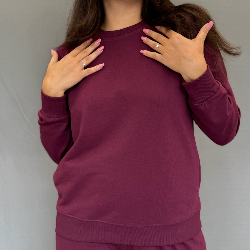 Burning Burgundy Sweatshirt