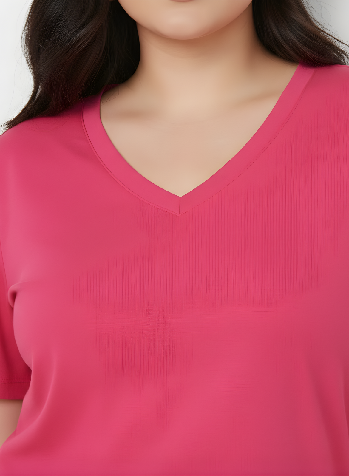 Viva Magenta - Pantone Color of the Year 2023 ( V-Neck )