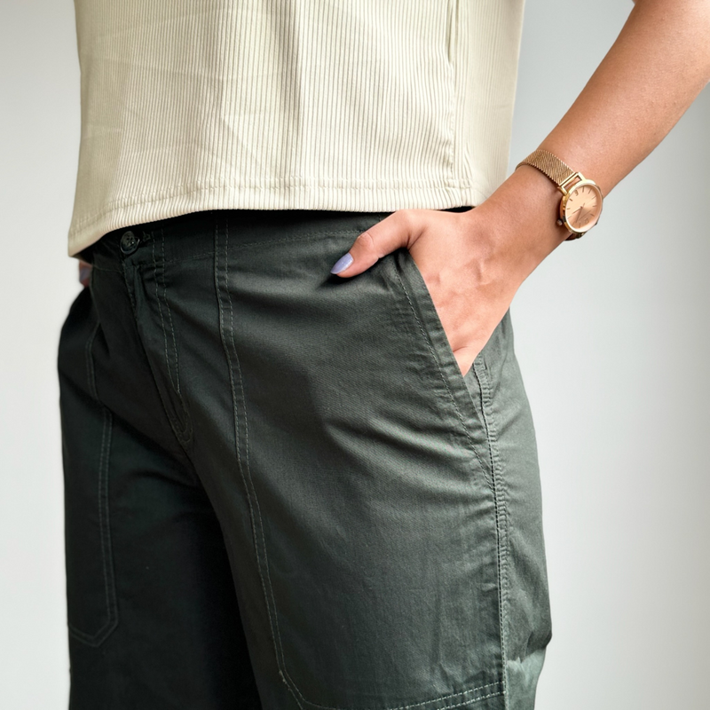 Olive Green Cargo Pants