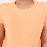 Peach Fuzz Relaxed Fit Round Neck T-shirt - Pantone Color of the Year 2024