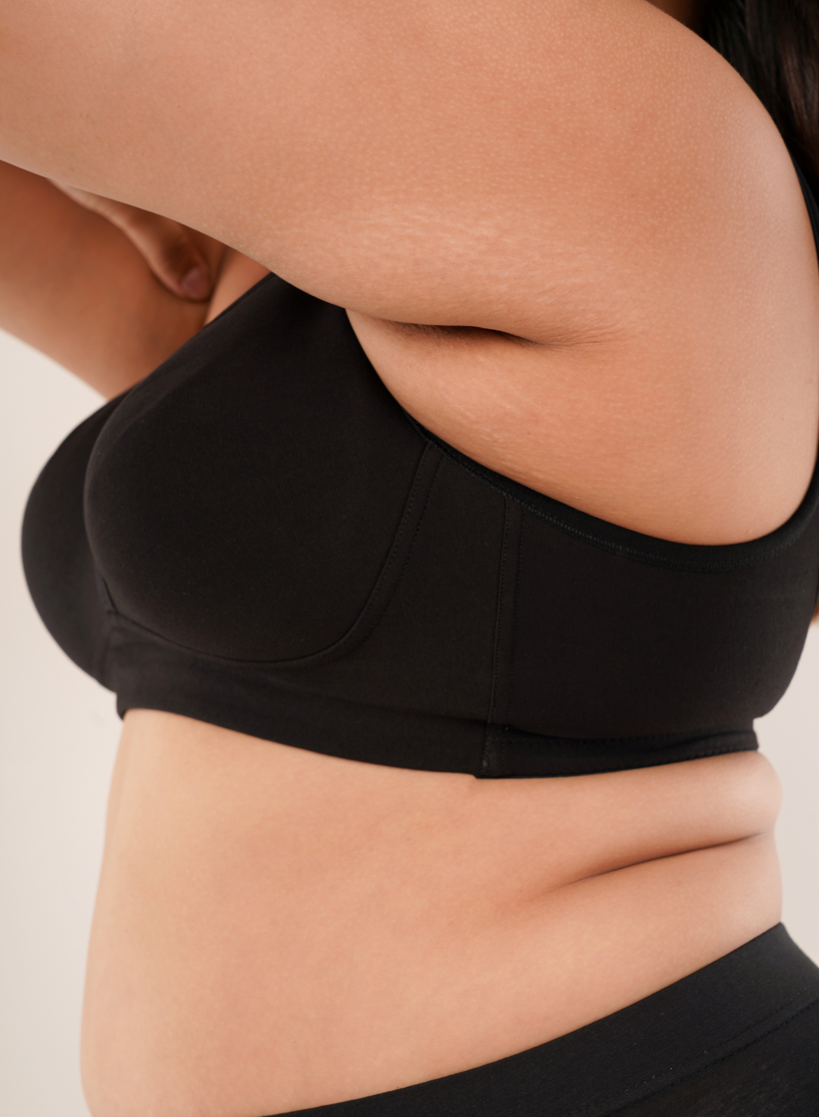 Black Full Coverage Bra