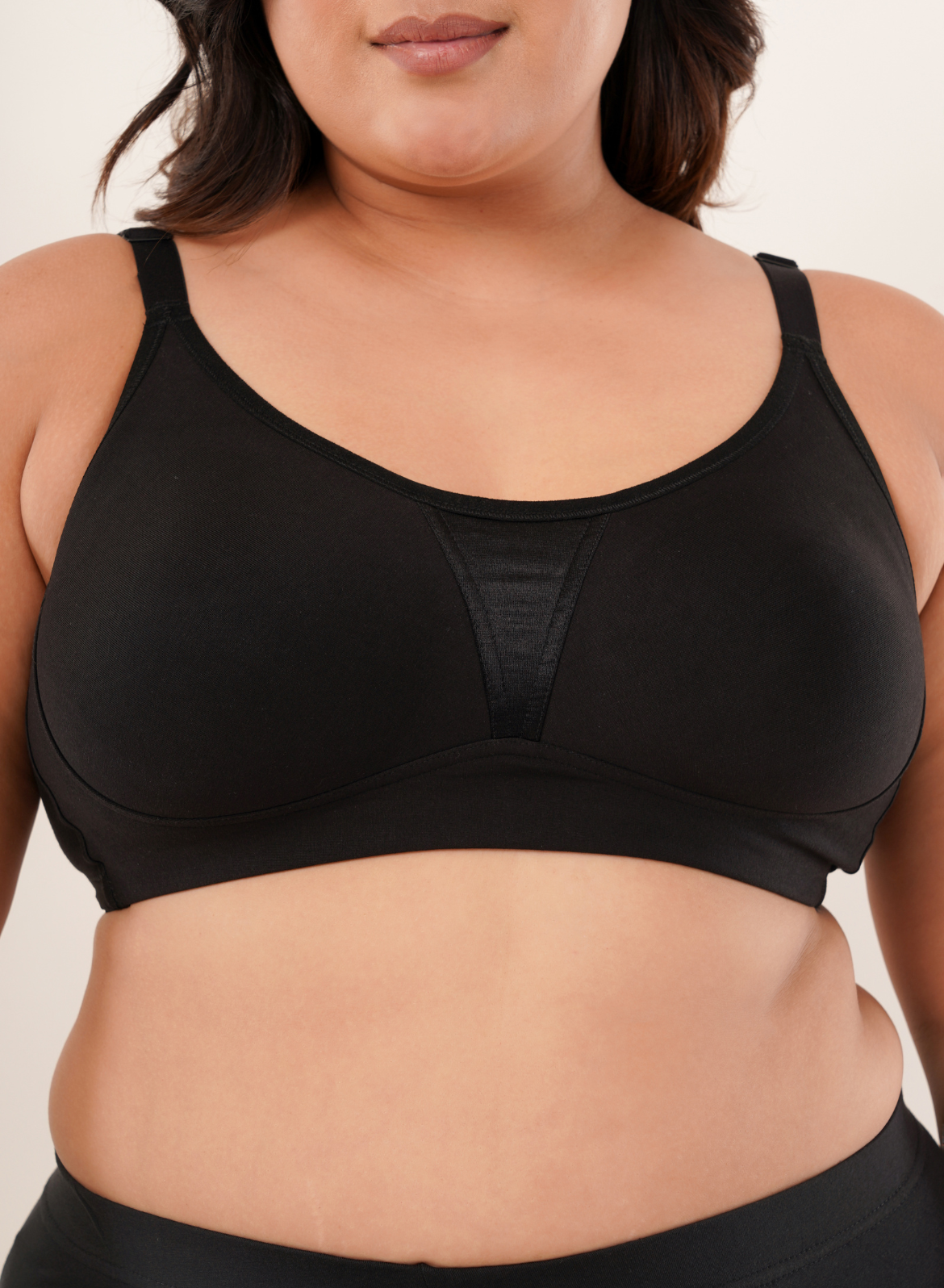 Black Full Coverage Bra