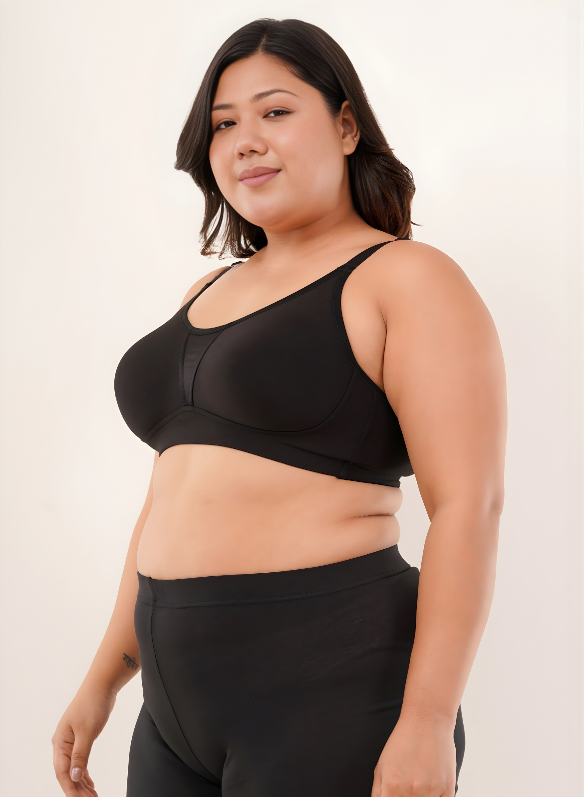 Black Full Coverage Bra