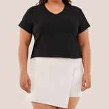 Midnight Marina Ribbed Crop Top