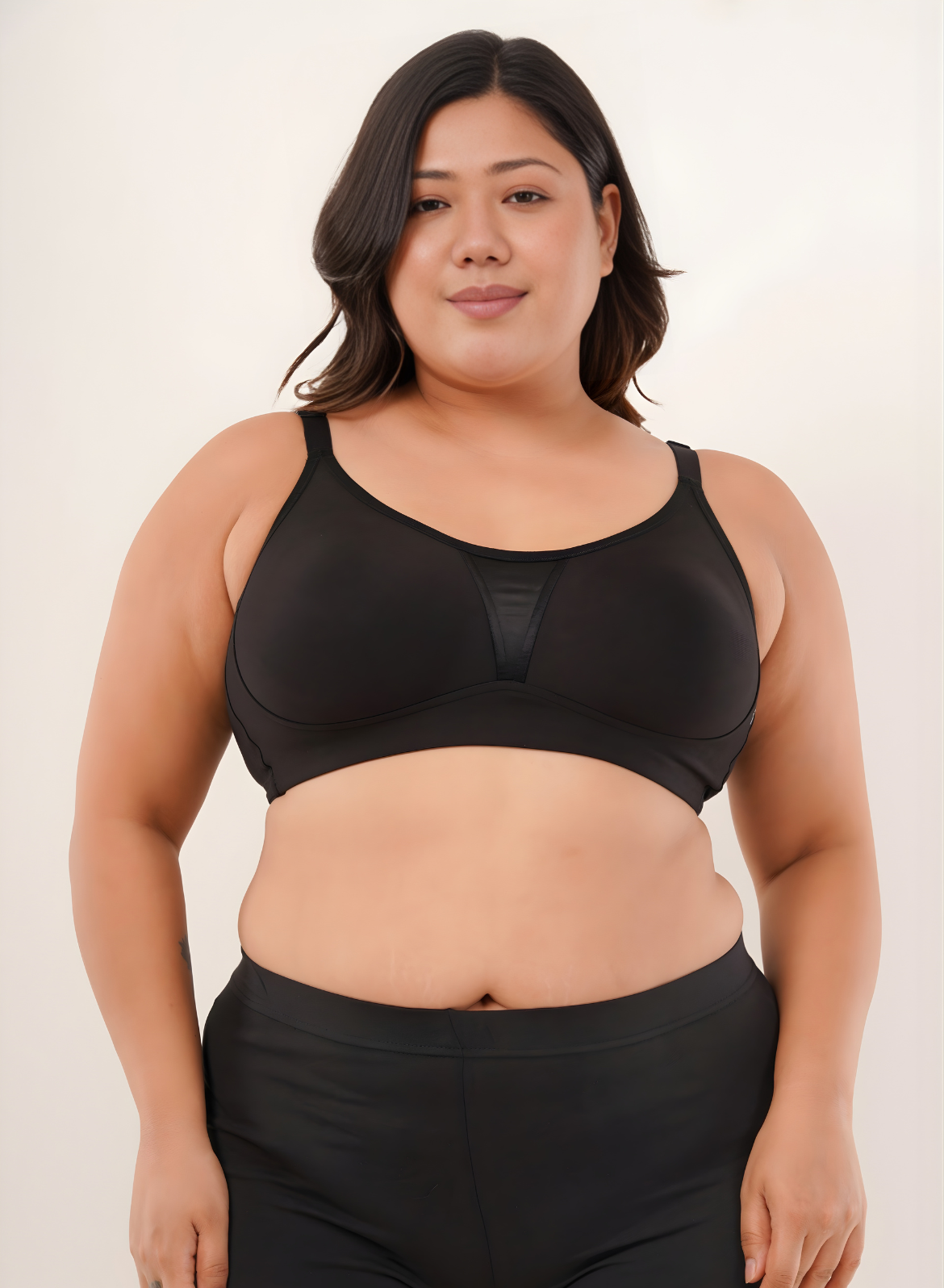 Black Full Coverage Bra