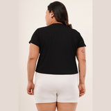 Midnight Marina Ribbed Crop Top