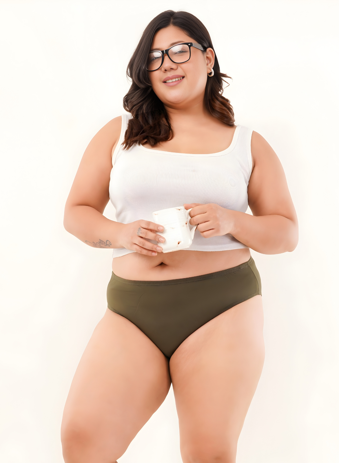 Soft Cotton Women Panties - Gutsy Green