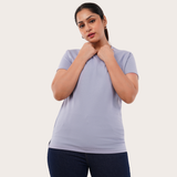 Primrose Catmint Relaxed Fit Round Neck T-shirt