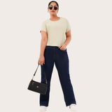 Creamy Ivory Ribbed Crop Top