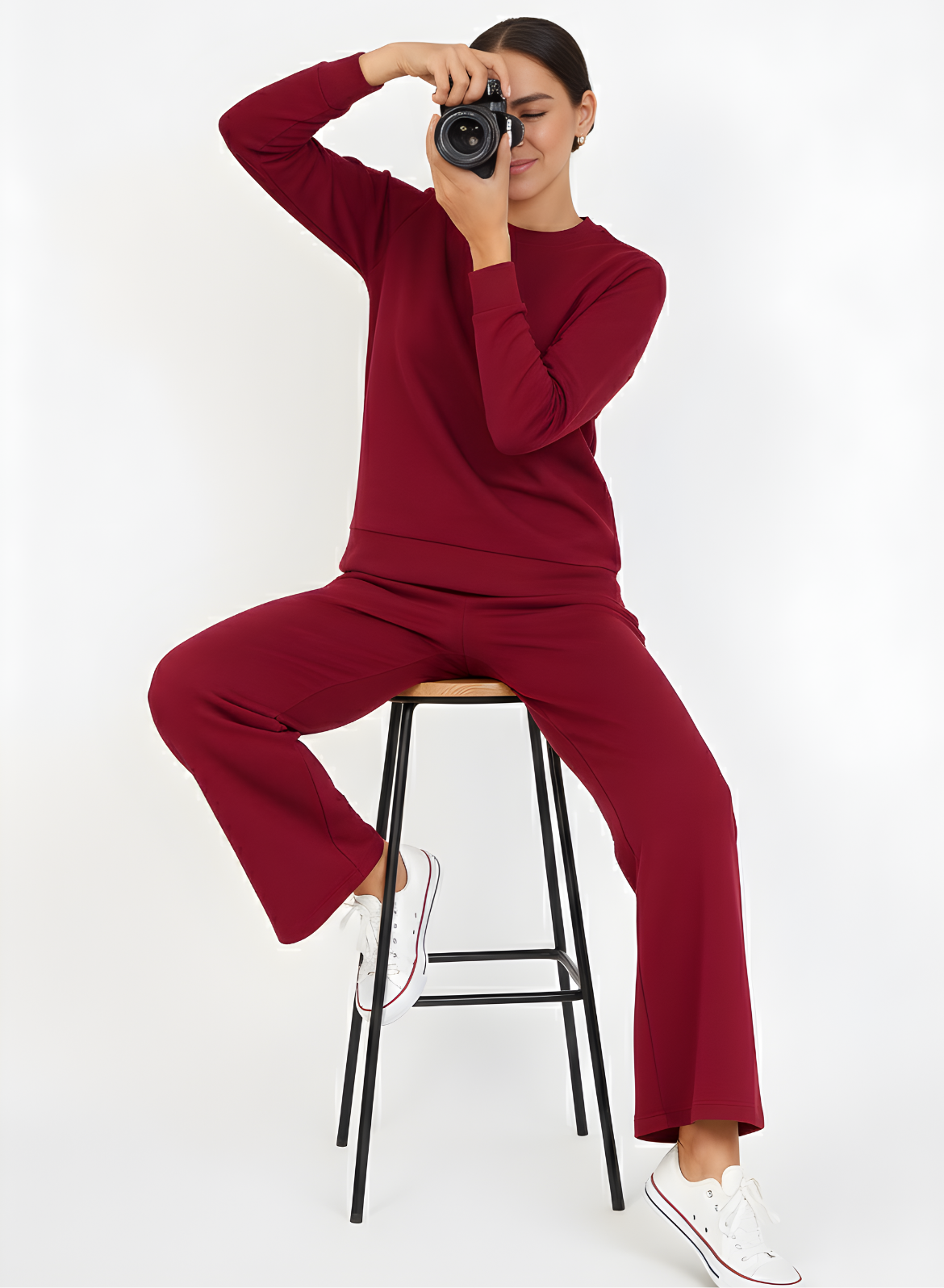 Magnetic Maroon Co-ords Set