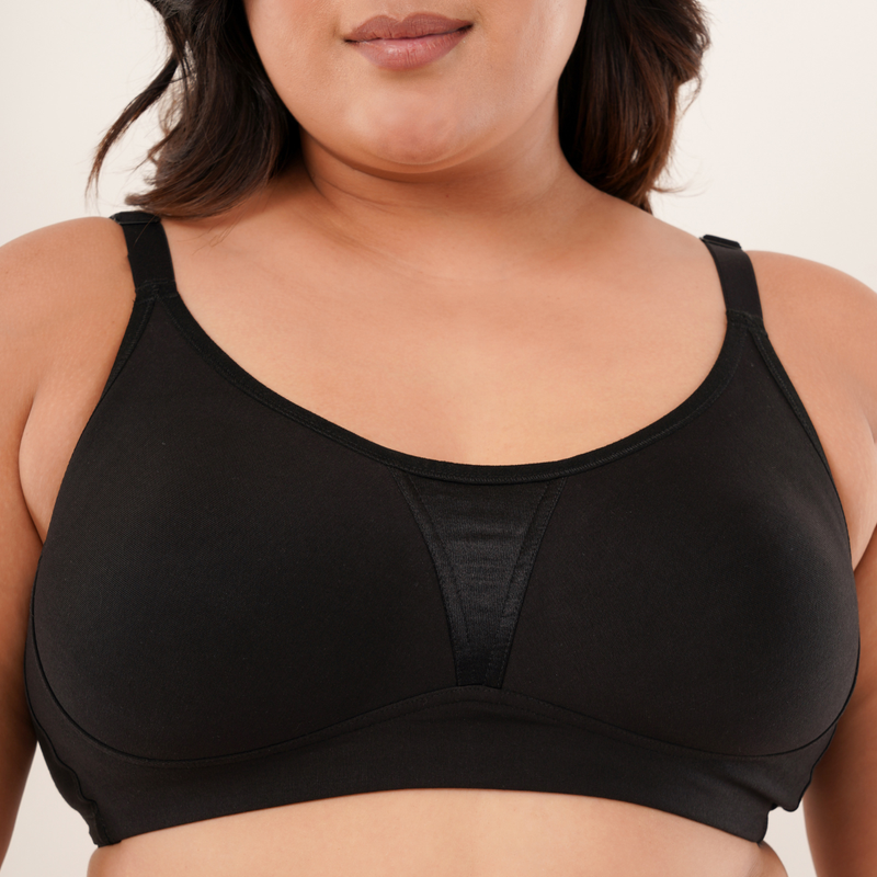 Black Full Coverage Bra