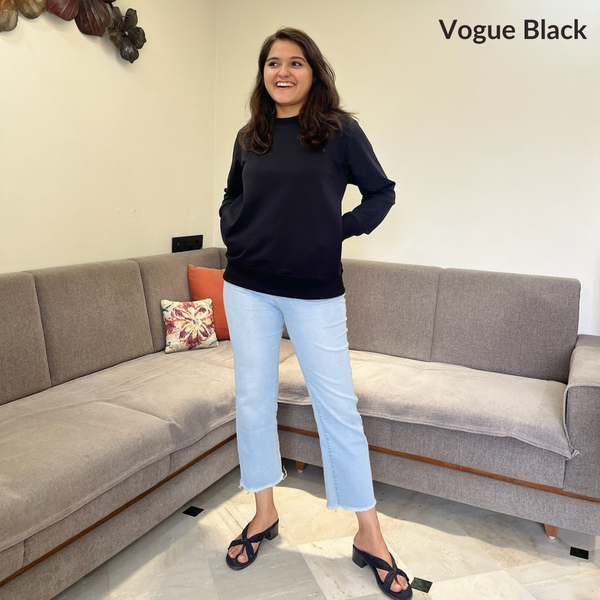 Vogue Black Sweatshirt