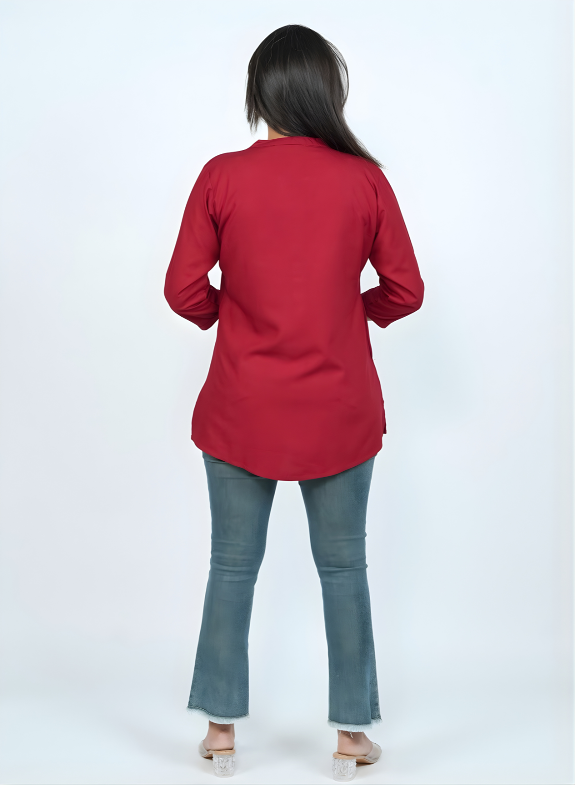 Daily Wear Maroon Cotton Kurti for Women – Magnetic Maroon