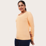 Peach Fuzz Full Sleeve Tshirt- Pantone Color of Year 2024