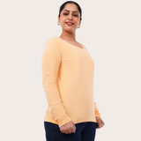 Peach Fuzz Full Sleeve Tshirt- Pantone Color of Year 2024