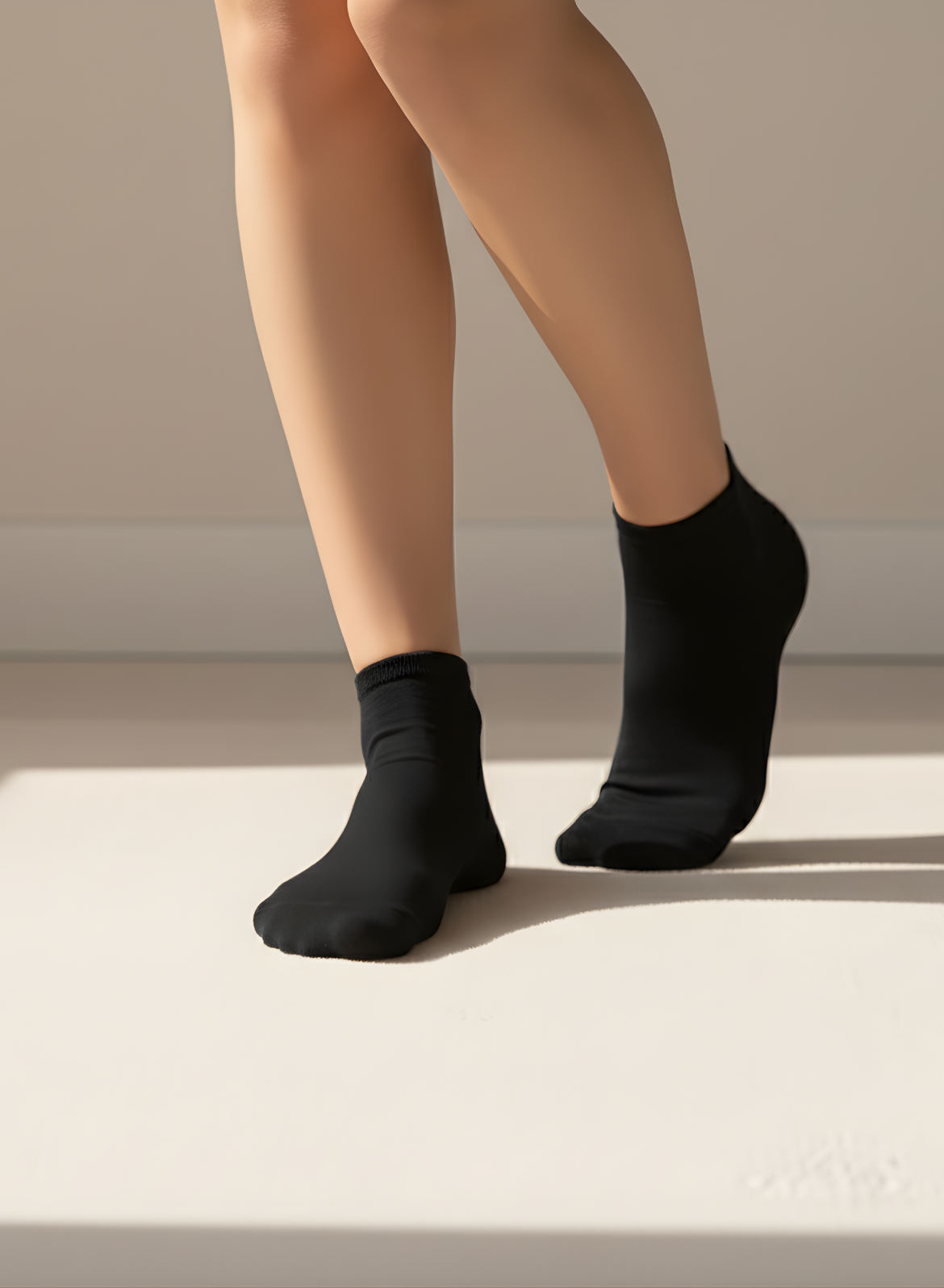 Brazen Black Comfort Ankle Socks